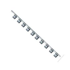 Держатель для головок (планка) 1/4"*260*12PCS, BKAC0812 TOPTUL