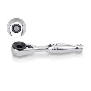 Трещотка-битодержатель 1/4" мини 60 зубцов, быстрый диск, CHDV0801 TOPTUL