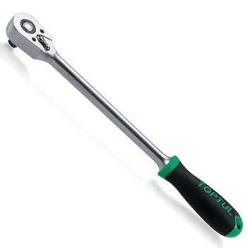 Трещотка 1/2" 48 зубцов супердлинная, CJCK1640 TOPTUL