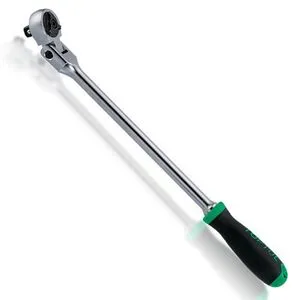 Трещотка 1/4" с шарниром 72 зубца супердлинная, CJKN0818 TOPTUL