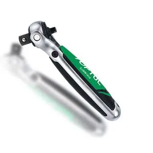 Трещотка 1/2" с шарниром (360°) 72 з. укороченная 1/4"х1/2", CJMM1616 TOPTUL