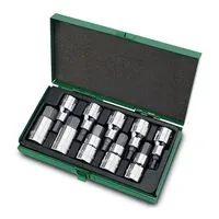 Набор бит впрессованных в головку 1/2" Н4-Н19, GAAD1007 TOPTUL