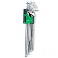 Набор Г-обр. ключей TORX T10-T50 9 ед. Супердлинных, GAAL0923 TOPTUL