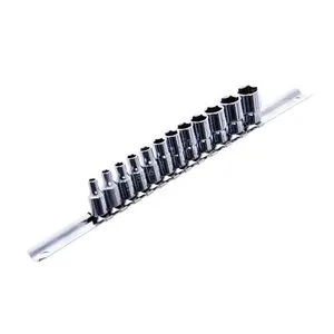 Набір головок 1/4" 12 од. 4 ~ 13мм (на планці), GAAQ0801U TOPTUL