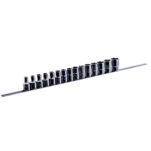 Набір головок 1/2" 15 од. 8 ~ 19, 21, 22, 24мм (на планці), GAAQ1602U TOPTUL