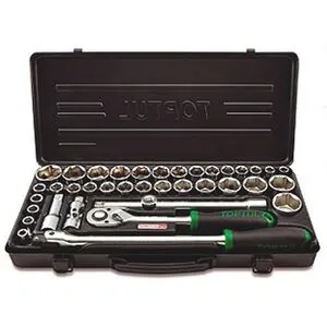 Набор инструмента 1/2" (дюйм+метр.) 38 ед., GBB3819 TOPTUL