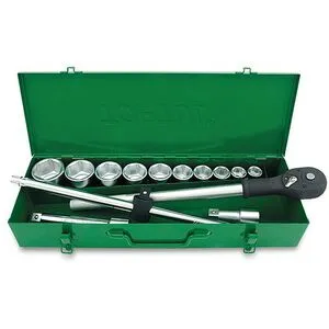 Набор инструмента 3/4" 14 ед. (6-гр.) metal case, GCAD1405 TOPTUL