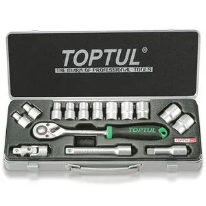 Набор инструмента 1/2" 15 ед. (6-гр.), GCAD1502 TOPTUL