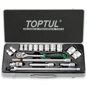 Набор инструмента 1/2" 18 ед. (6-гр.), GCAD1802 TOPTUL