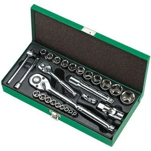 Набор инструмента 1/4"&1/2" 28 ед., GCAD2802 TOPTUL