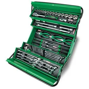 Ящик с инструментом (TBAC0501, 5 секций) 62 ед. 1/2", GCAZ0057 TOPTUL