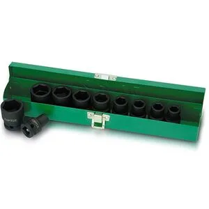 Набор головок ударных 1/2" 10-24мм 10 ед., GDAD1001 TOPTUL