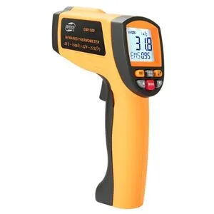 Безконтактний інфрачервоний термометр (пірометр) -30-1500 ° C, 50: 1, EMS = 0,1-1 BENETECH GM1500