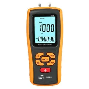 Дифференциальный микро манометр USB, +/-10 кПа BENETECH GM510