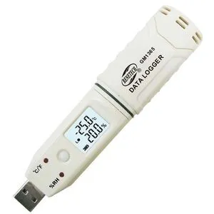 Регистратор данных влажности и температуры, USB, 0-100%, -30-80°C BENETECH GM1365