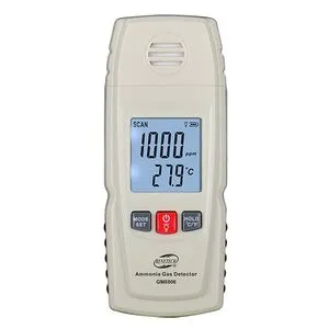 Газоанализатор аммиака NH3+термометр (0-100 ppm, 0-50°C), BENETECH GM8806