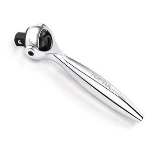 Трещотка 1/4" с шарниром 360° 90 зубцов мини TOPTUL CHKX0810