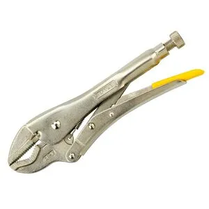 Клещи зажимные с фиксатором и V-образными губками, l = 225 мм, 0-84-814 STANLEY