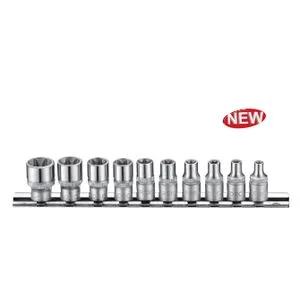 1/4" Набор головок Е-профиль Torx (E4-E16) 10 пр. (21016 Force)