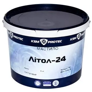 Смазка Литол-24 KSM Protec ведро 9 кг KSM-L2490