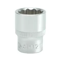 Головка торцевая 12-гранная квадрат 1/2 ", М = 21 мм, L = 38 мм, YT-1283 YATO