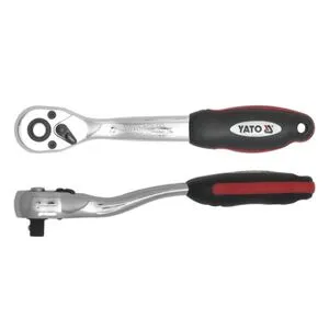 Трищатка квадрат 1/2 ", L = 250 мм, 72T, изогнутая ручка, YT-0318 YATO