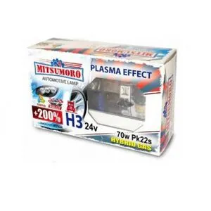 Автолампа MITSUMORO Н3 12v 55w Pk22s +200 plasma effect