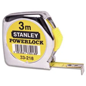 Рулетка 3м (10`) х12.7мм Powerlock з металевим корпусом 50vv, 0-33-218 Stanley