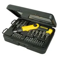 Отвертка реверсивная "Pistol Grip Ratchet". трищатка, насадки 22 шт., 0-63-022 STANLEY