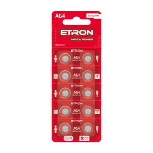 ETRON Mega Power AG 4 LR626 Blister 10 pcs AG 4-С10