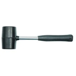 Молоток гумовий з металевою ручкою, ?- 76 мм, m=1кг (33927 Vorel)