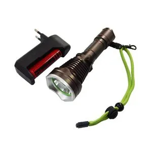 Фонарь светодиодный аккумуляторный водонепроницаемый, 1 LED, зарядка 220V, PA-F01 PARTNER