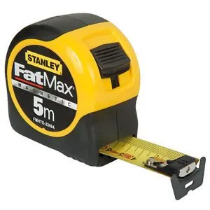 Рулетка FatMax L = 5 м x 32 мм. пластиковый эргон. корпус, магнитный наконечник, FMHT0-33864 STANLEY