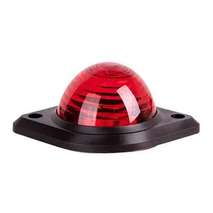 Габарит красный (круглый) 4 LED 12/24V 70*90*40мм (TH 420 red)