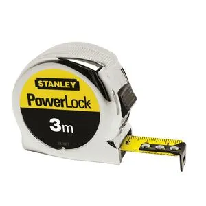Рулетка 3м х 19мм MICRO POWERLOCK армована стрічка, 0-33-522 Stanley