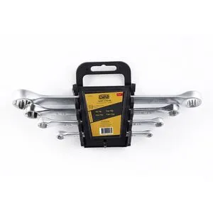 Набор ключей накидных двусторонних TORX CrV (T6-T8, T10-T12, T14-T18, T20-T24) (4шт.), СИЛА 201332