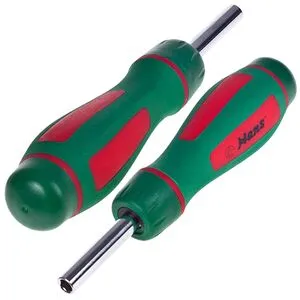 Отвертка для насадок 1/4" реверсионная, 27477 HANS