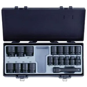 Набор ударных головок 1/2" 19пр. 10-32мм (4193 Force)