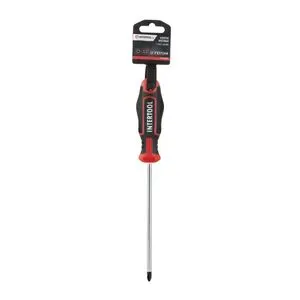 Викруткa PH2 * 150 мм, S2, STORM, VT-3422 INTERTOOL