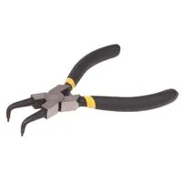 Щипцы для стопорных колец 13" сжим загнутые, QS53014 QUATROS