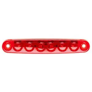 Повторитель габарита (палец) 6 LED 12/24V красный 15*100*10 мм GERAY (201906-K-red)