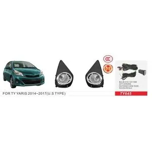 Фары доп.модель Toyota Yaris 2014-17/TY-645A/H11-12V55W/эл.проводка (TY-645A)