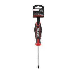 Викруткa PH2 * 100 мм, S2, STORM, VT-3420 INTERTOOL