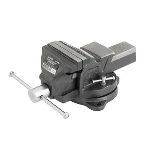 Тиски слесарные поворотные 100мм, 5,55 кг, HT-0081 INTERTOOL