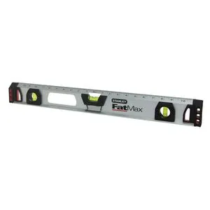 Уровень магнитный "FatMax I Beam": L = 200 см, 3 капсулы, алюминиевый корпус, погрешность 0,5 мм / м, 1-43-558 STANLEY