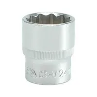 Головка торцевая 12-гранная квадрат 1/2 ", М = 24 мм, L = 38 мм, YT-1286 YATO