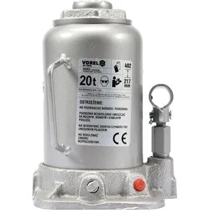 Домкрат гидравлический cтовбцевий F = 20 т, раб. высота-217- 402 мм, 80082 VOREL