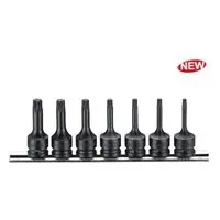 3/8" Набор головок-бит Torx ударных 7 пр. (T20-T50) (30715 Force)