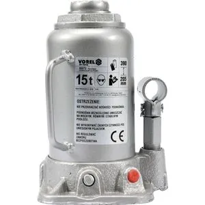 Домкрат гидравлический cтовбцевий F = 15 т, раб. высота-205- 390 мм, 80072 VOREL