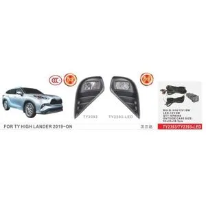 Фары доп.модель Toyota Highlander 2019-/TY-2393/H16-12V19W/эл.проводка (TY-2393)